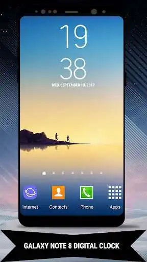 Play Digi Clock Widget Galaxy Note8  and enjoy Digi Clock Widget Galaxy Note8 with UptoPlay