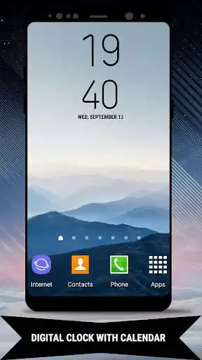Play Digi Clock Widget Galaxy Note8 as an online game Digi Clock Widget Galaxy Note8 with UptoPlay