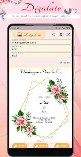 Play Digidate Pembuat Kartu Undangan as an online game Digidate Pembuat Kartu Undangan with UptoPlay