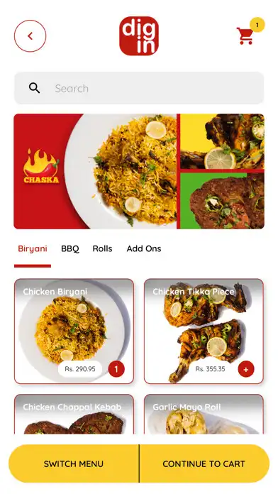 Play Dig In - Online Food Delivery as an online game Dig In - Online Food Delivery with UptoPlay