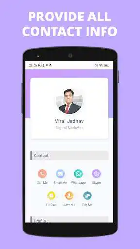 Play APK Digital Business Card Maker App by Make My vCard  and enjoy Digital Business Card Maker App by Make My vCard using ApkO