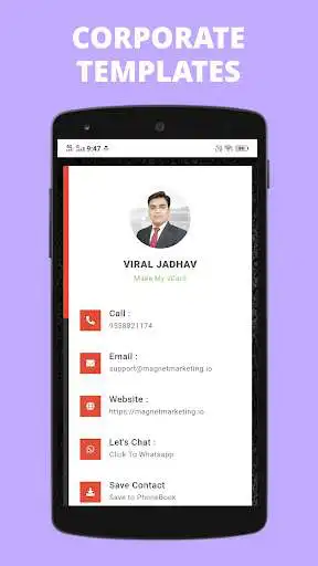 Play APK Digital Business Card Maker App by Make My vCard  and enjoy Digital Business Card Maker App by Make My vCard using ApkO