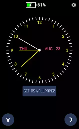 Play Digital Clock Live Wallpaper as an online game Digital Clock Live Wallpaper with UptoPlay
