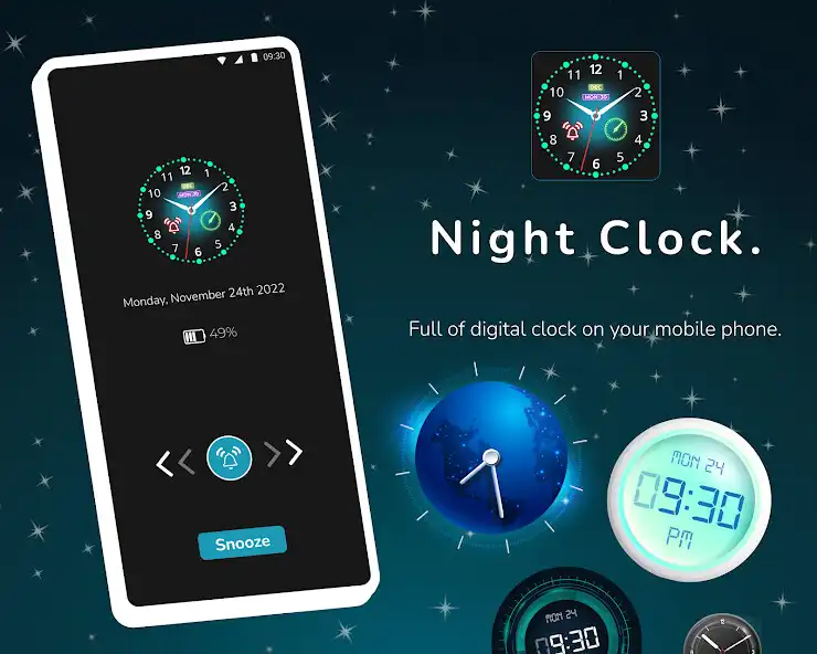 Play Digital Clock: Night Clock  and enjoy Digital Clock: Night Clock with UptoPlay