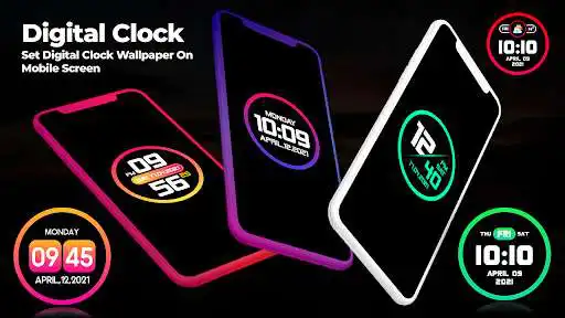 Play Digital Clock Wallpapers  and enjoy Digital Clock Wallpapers with UptoPlay
