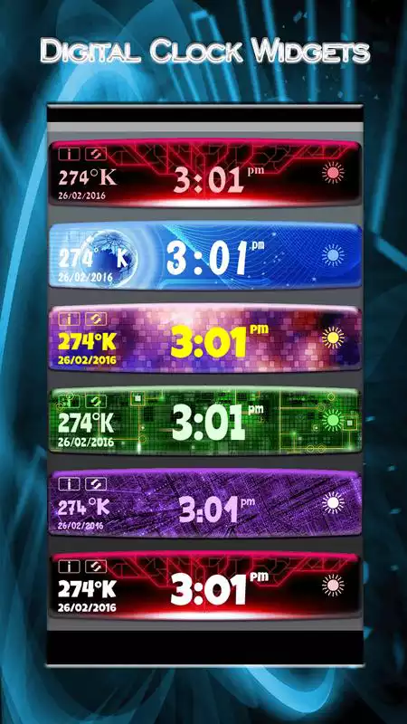 Play Digital Clock Widgets