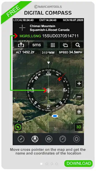 Play Digital Compass GPS as an online game Digital Compass GPS with UptoPlay