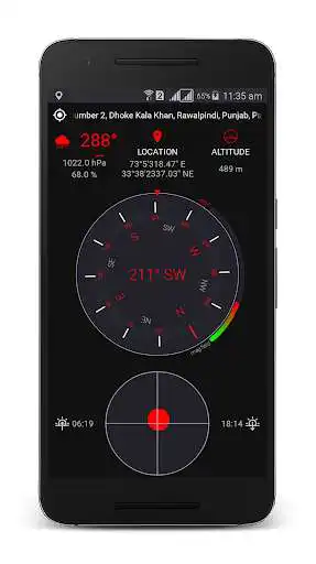 Play Digital Compass My GPS Locations 2021 as an online game Digital Compass My GPS Locations 2021 with UptoPlay