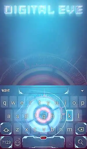 Play Digital Eye Animated Keyboard as an online game Digital Eye Animated Keyboard with UptoPlay