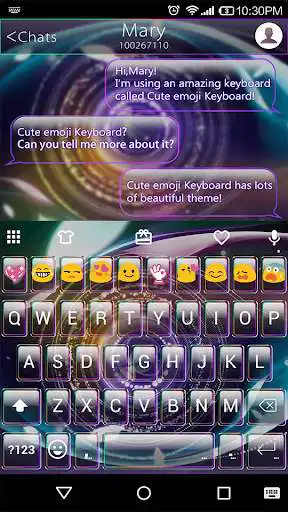 Play APK Digital Eye Emoji Keyboard  and enjoy Digital Eye Emoji Keyboard with UptoPlay emoji.keyboard.emoticonkeyboard