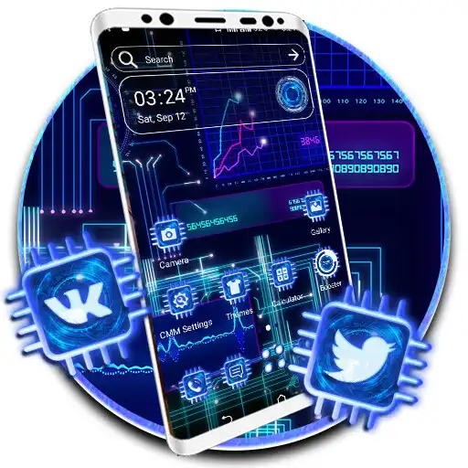 Play Digital Hi-Tech Theme Launcher APK Play Digital Hi-Tech Theme Launcher APK