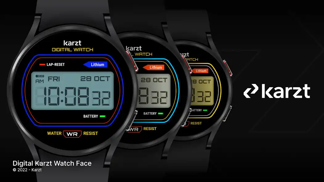 Play Digital karzt watch face  and enjoy Digital karzt watch face with UptoPlay