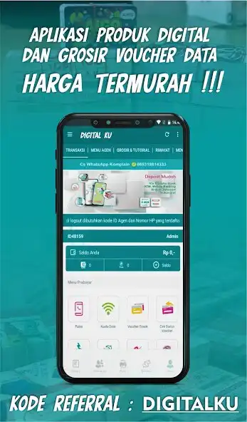 Play DIGITALKU : Aplikasi Pulsa  and enjoy DIGITALKU : Aplikasi Pulsa with UptoPlay