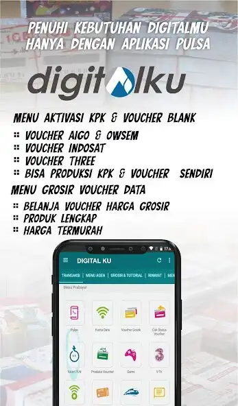 Play DIGITALKU : Aplikasi Pulsa as an online game DIGITALKU : Aplikasi Pulsa with UptoPlay