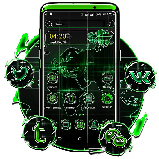 Play Digital Map Theme Launcher APK Play Digital Map Theme Launcher APK