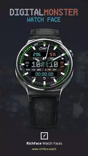 Play Digital Monster Watch Face as an online game online Digital Monster Watch Face with UptoPlay watch.richface.androidwear.digitalmonster Play Digital Monster Watch Face as an online game Digital Monster Watch Face with UptoPlay