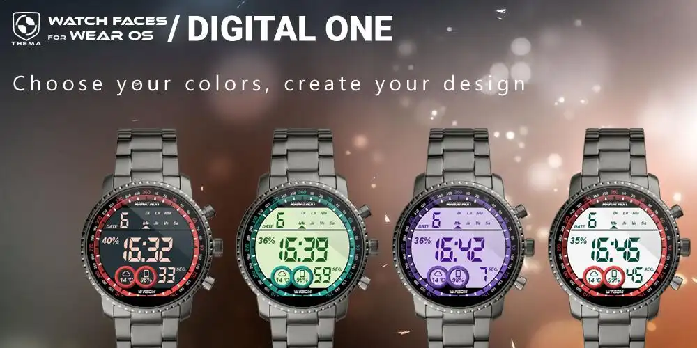 Play Digital One Watch Face as an online game Digital One Watch Face with UptoPlay