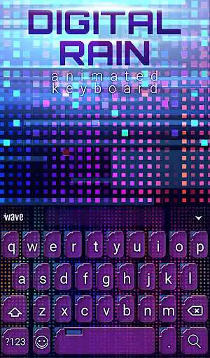 Play Digital Rain Animated Keyboard as an online game Digital Rain Animated Keyboard with UptoPlay