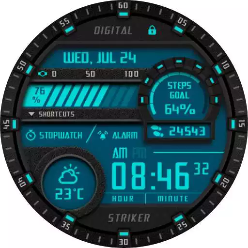 Play Digital Striker Watch Face APK