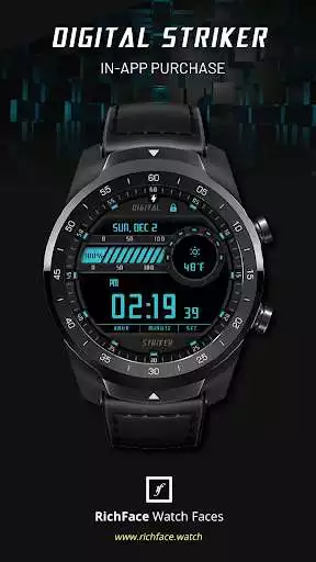 Play Digital Striker Watch Face  and enjoy Digital Striker Watch Face with UptoPlay