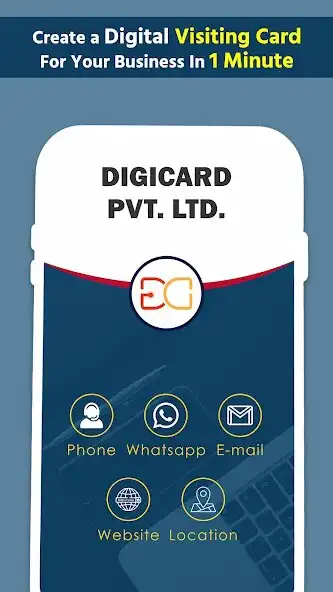 Play Digital Visiting Card Maker as an online game Digital Visiting Card Maker with UptoPlay