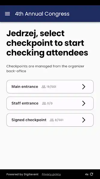 Play Digitevent check-in as an online game Digitevent check-in with UptoPlay