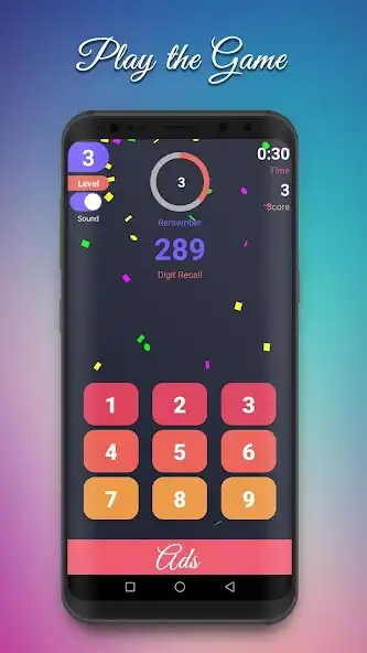 Play Digit Recall as an online game Digit Recall with UptoPlay