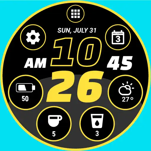 Play Digi Watch Face (by HuskyDEV) APK