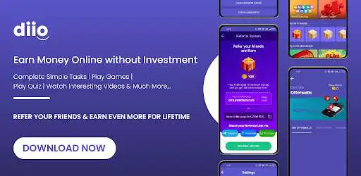 Play diio : Earn Money Online  and enjoy diio : Earn Money Online with UptoPlay