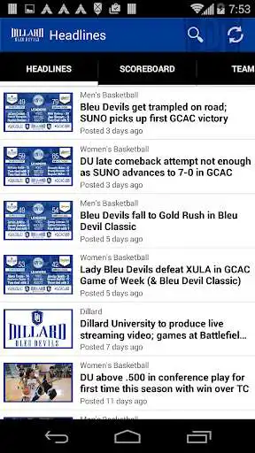 Play Dillard University Athletics as an online game Dillard University Athletics with UptoPlay
