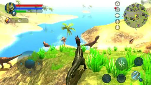 Play Dilophosaurus Simulator as an online game Dilophosaurus Simulator with UptoPlay