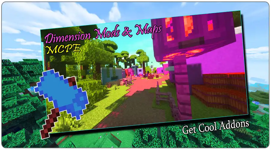 Play Dimension Mod for Minecraft PE as an online game Dimension Mod for Minecraft PE with UptoPlay