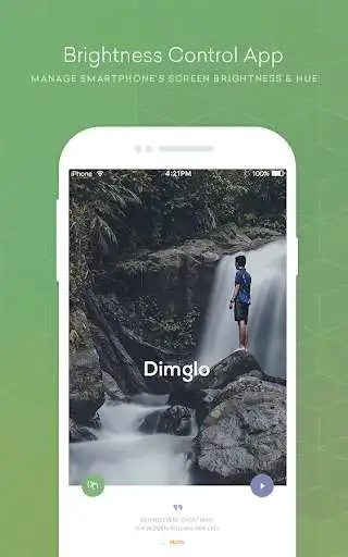 Play APK Dimglo - Brightness Dimmer for Night Mode  and enjoy Dimglo - Brightness Dimmer for Night Mode with UptoPlay com.webreinvent.dimglo