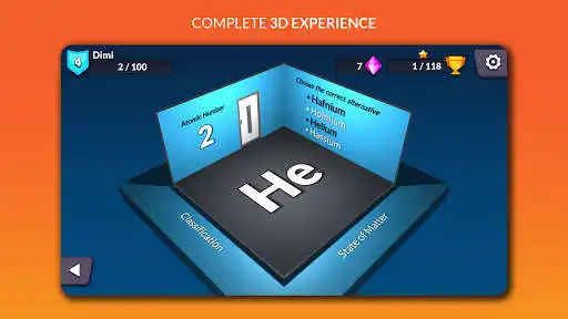 Play Dimi - Journey in the Periodic Table as an online game Dimi - Journey in the Periodic Table with UptoPlay