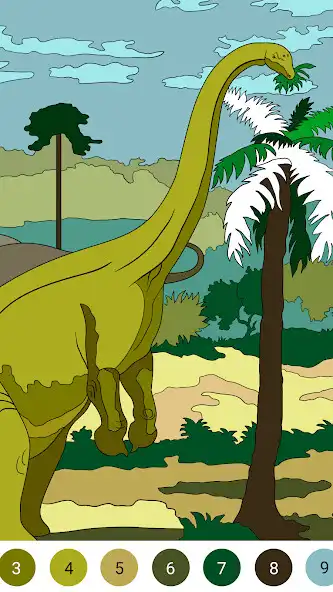 Play Dino Coloring Encyclopedia as an online game Dino Coloring Encyclopedia with UptoPlay