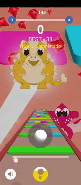 Play Dino Colors as an online game Dino Colors with UptoPlay