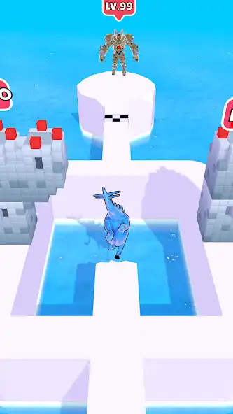 Play Dino Dash 3D as an online game Dino Dash 3D with UptoPlay