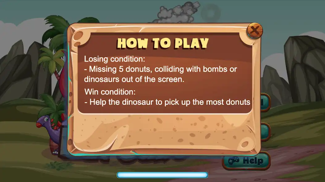 Play Dino Eat Cake as an online game Dino Eat Cake with UptoPlay
