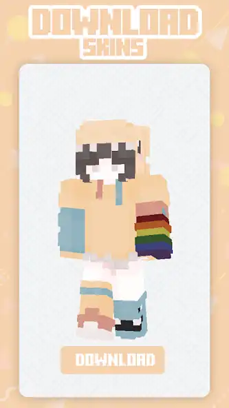 Play Dino Girl Skins for Minecraft as an online game Dino Girl Skins for Minecraft with UptoPlay
