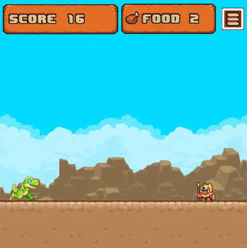 Play Dino Go Dash as an online game Dino Go Dash with UptoPlay