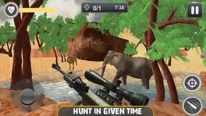 Play Dino Hunter: Hunting Game 2021 as an online game Dino Hunter: Hunting Game 2021 with UptoPlay