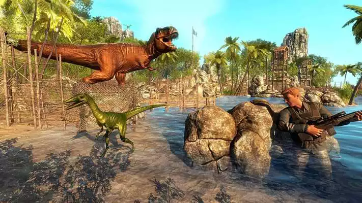 Play Dino Hunter - Jurassic Survival 2018