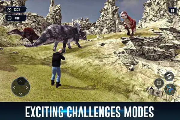 Play Dino Hunting Sniper shoting 3D