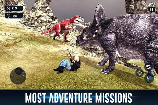 Play Dino Hunting Sniper shoting 3D