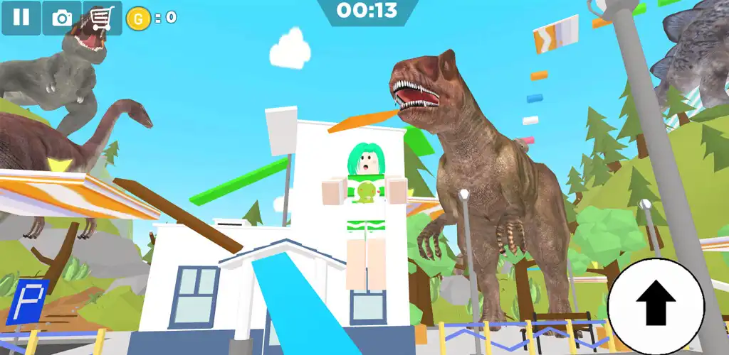 Play Dino Land Parkour Park  and enjoy Dino Land Parkour Park with UptoPlay