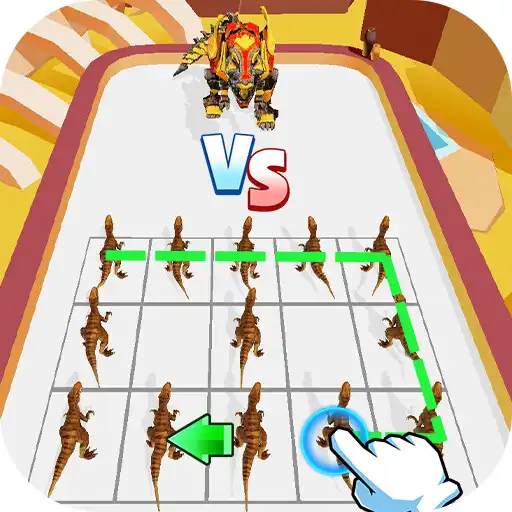 Play Dino Merge：Epic Monster Battle APK