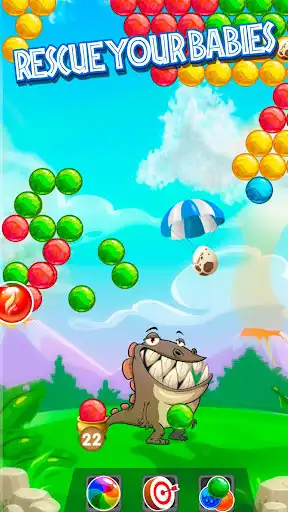 Play Dino Pop Bubble Shooter Arcade  and enjoy Dino Pop Bubble Shooter Arcade with UptoPlay