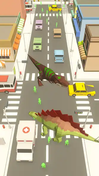 Play Dino Rampage City Smash Games as an online game Dino Rampage City Smash Games with UptoPlay
