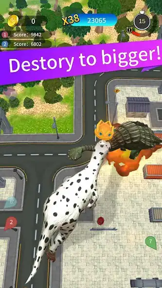 Play Dino Rampage: Godzilla City  and enjoy Dino Rampage: Godzilla City with UptoPlay