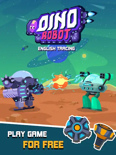 Play Dino Robot - English Tracing  and enjoy Dino Robot - English Tracing with UptoPlay